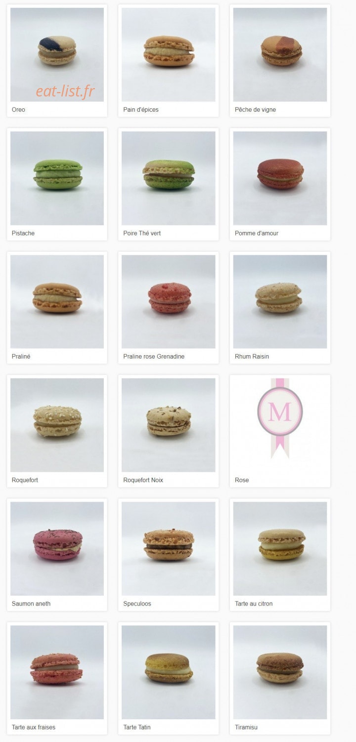 Le Monde du Macaron — carte page 7