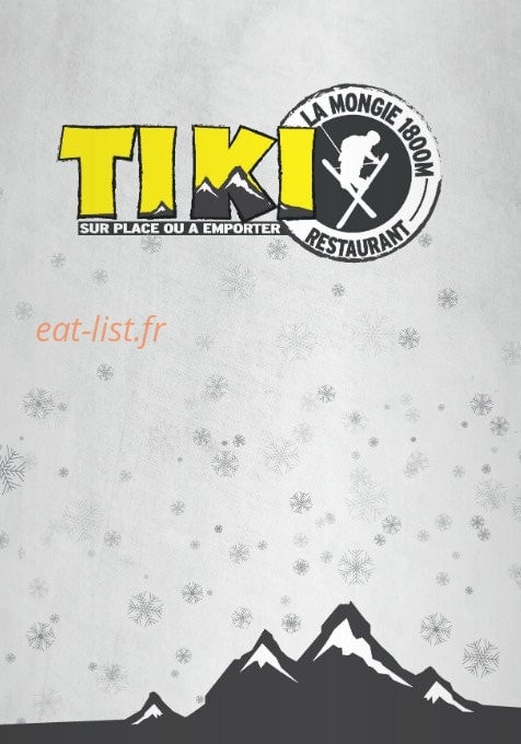 Le Tiki des Cimes — carte page 1