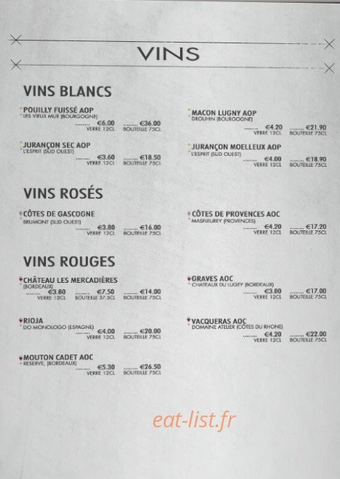 Le Tiki des Cimes — carte page 5