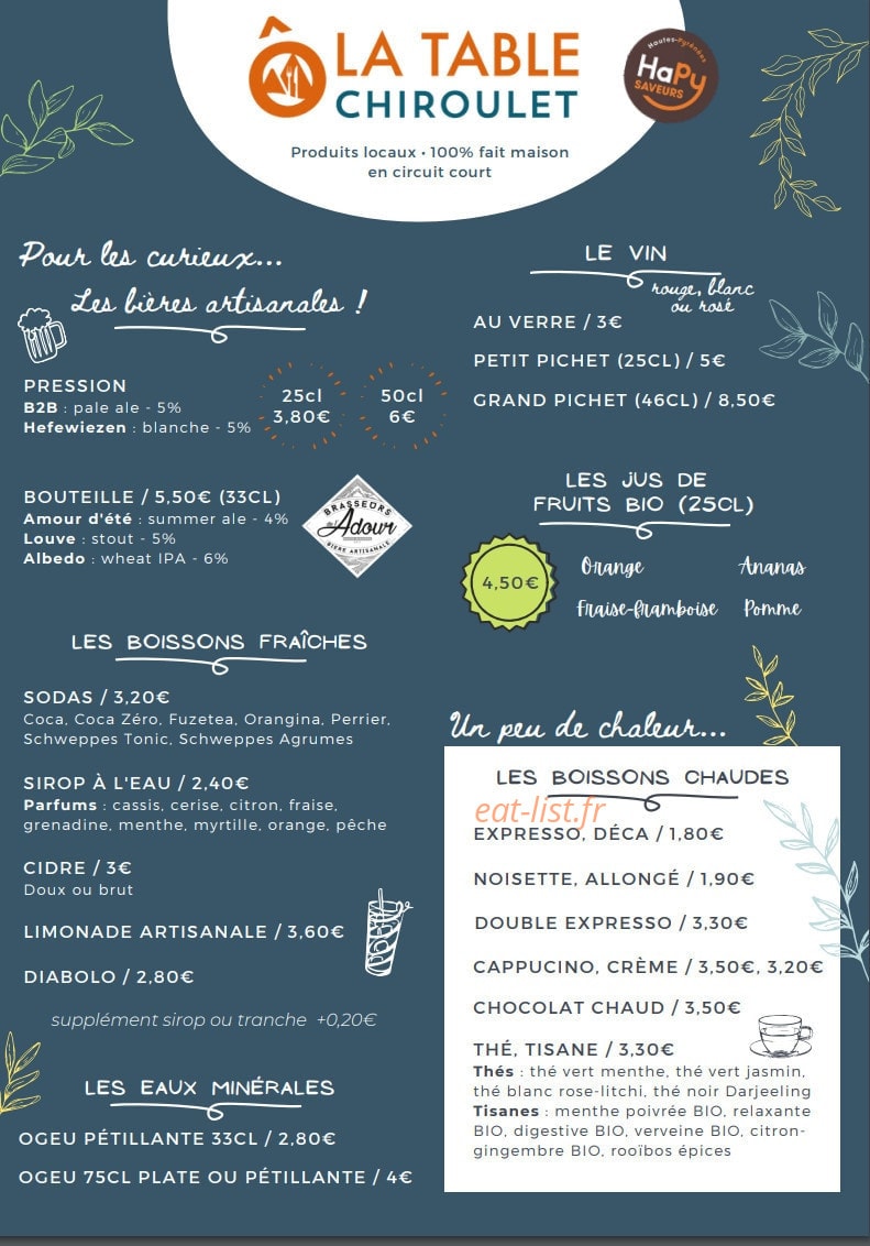 Ô Chiroulet — carte page 4