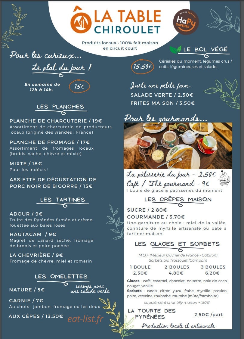 Ô Chiroulet — carte page 2