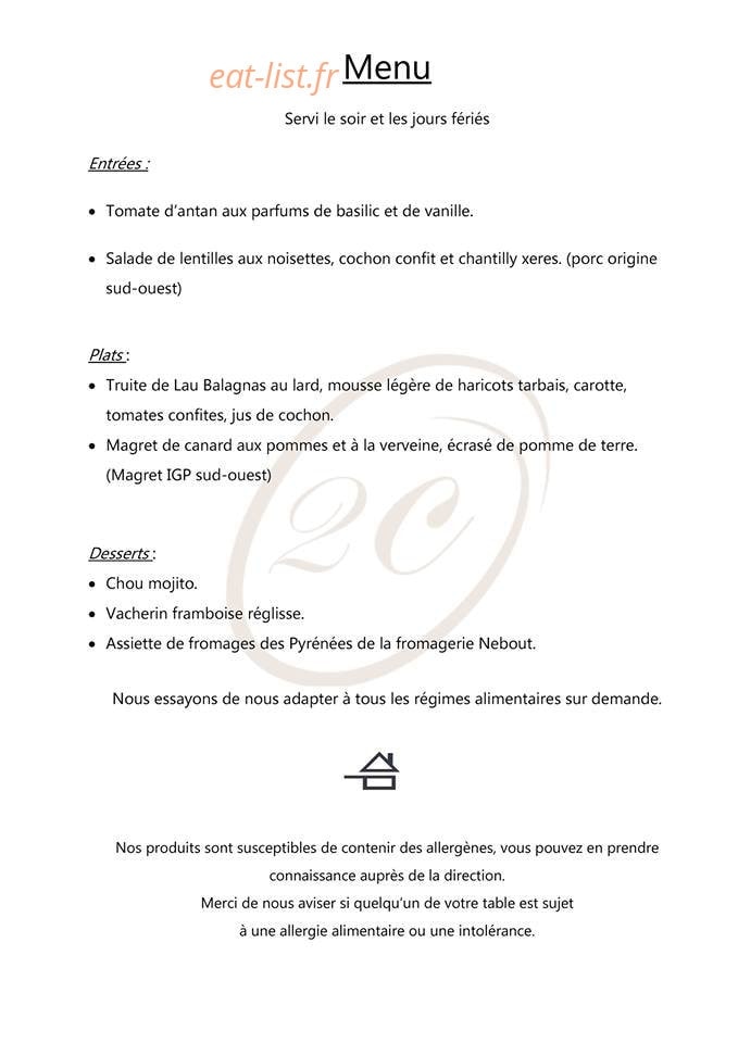 O2C — carte page 1