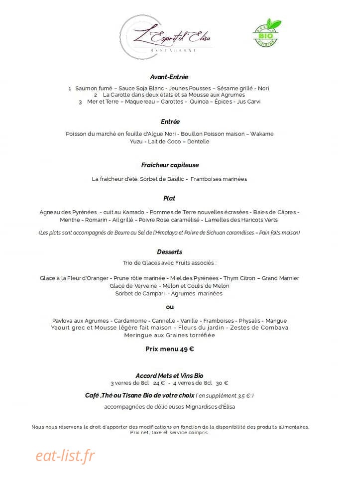 L'esprit D'Elisa — carte page 4