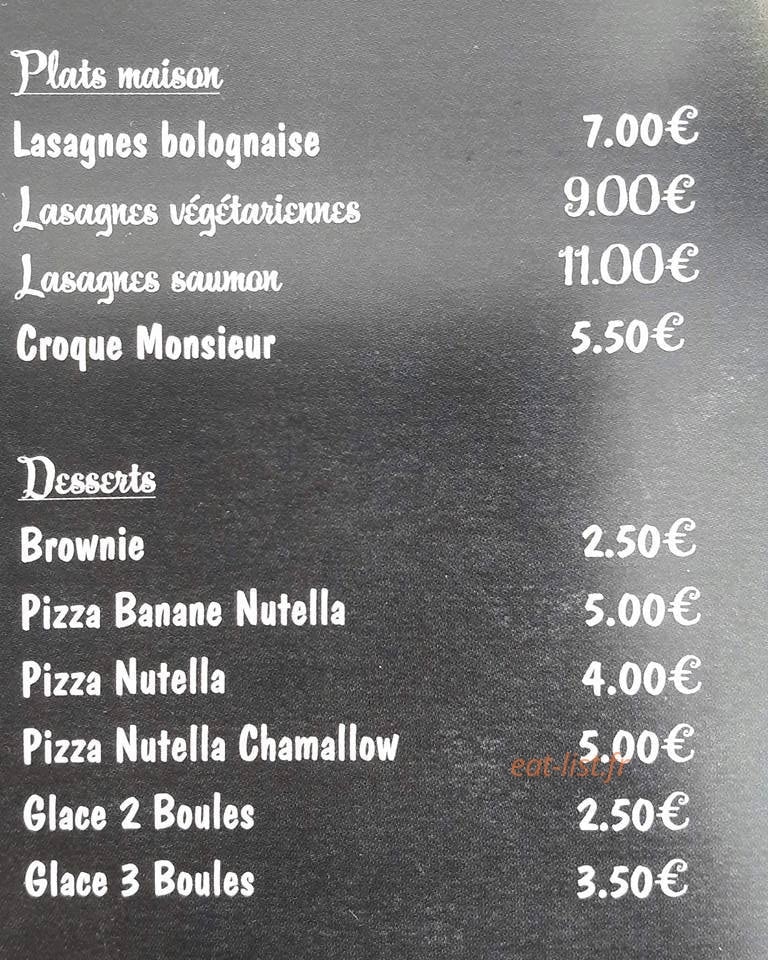 L P pizza — carte page 5