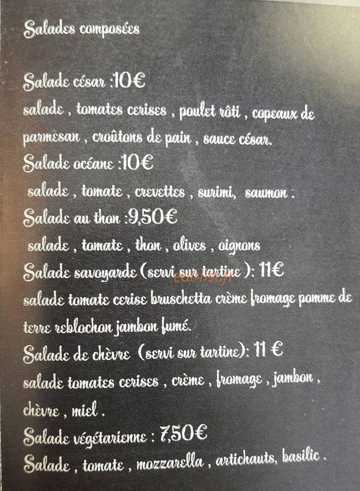 L P pizza — carte page 4