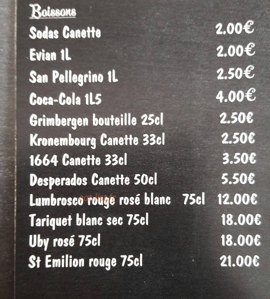 L P pizza — carte page 6