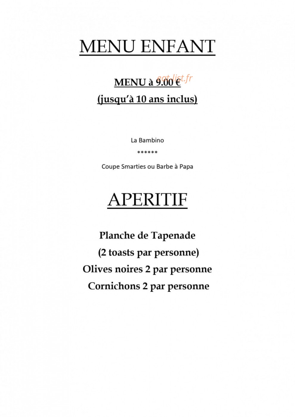 La Bergerie — carte page 5