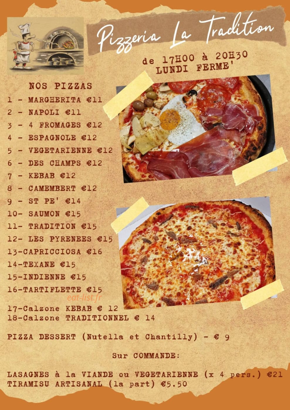 La Tradition — carte page 1