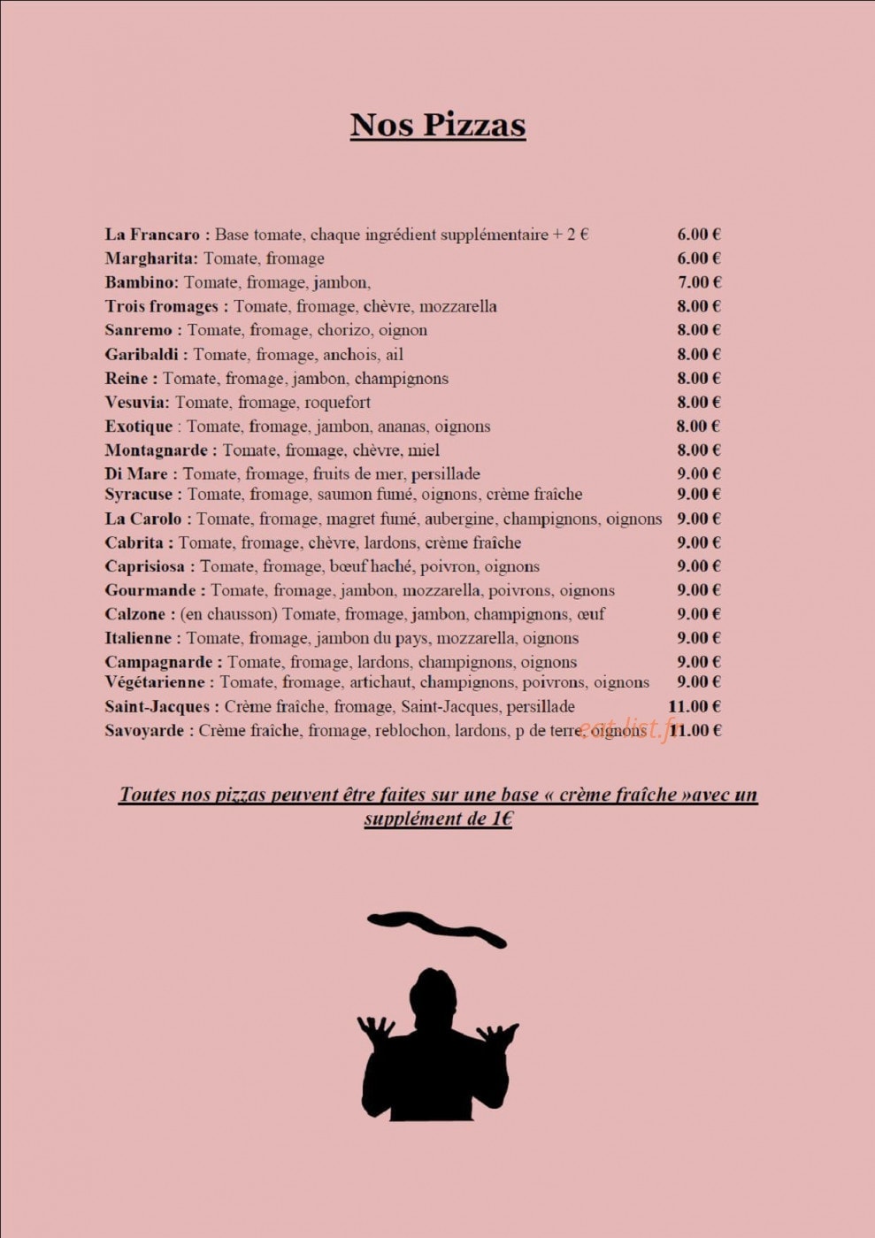 Le Francaro — carte page 1