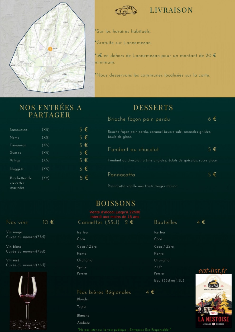 RestoRapido — carte page 2