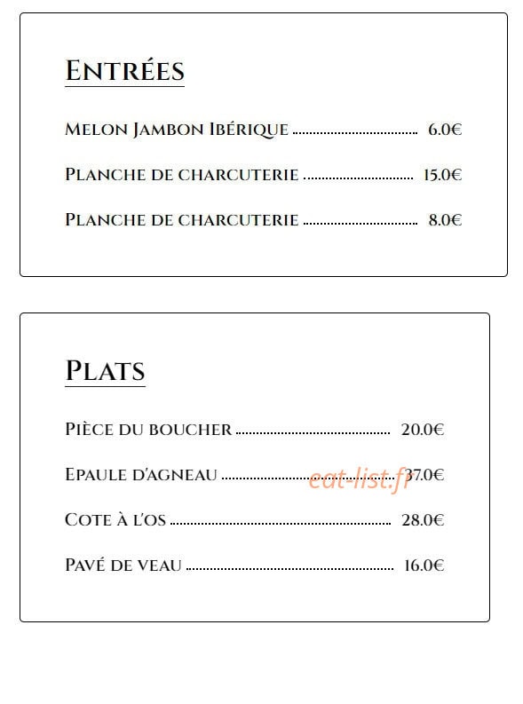 La guinguette du lac — carte page 1
