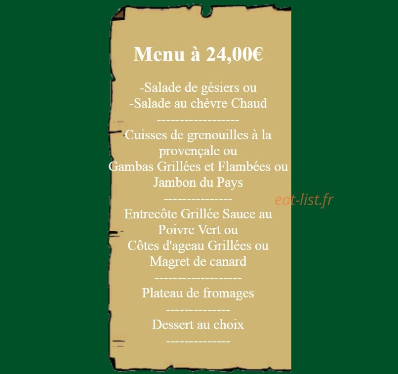 L'Orée des Cimes — carte page 3