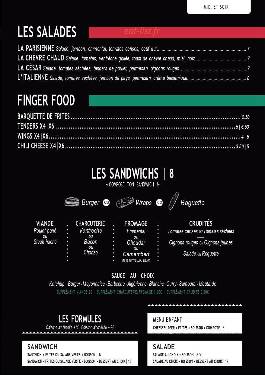 Le Milano — carte page 2