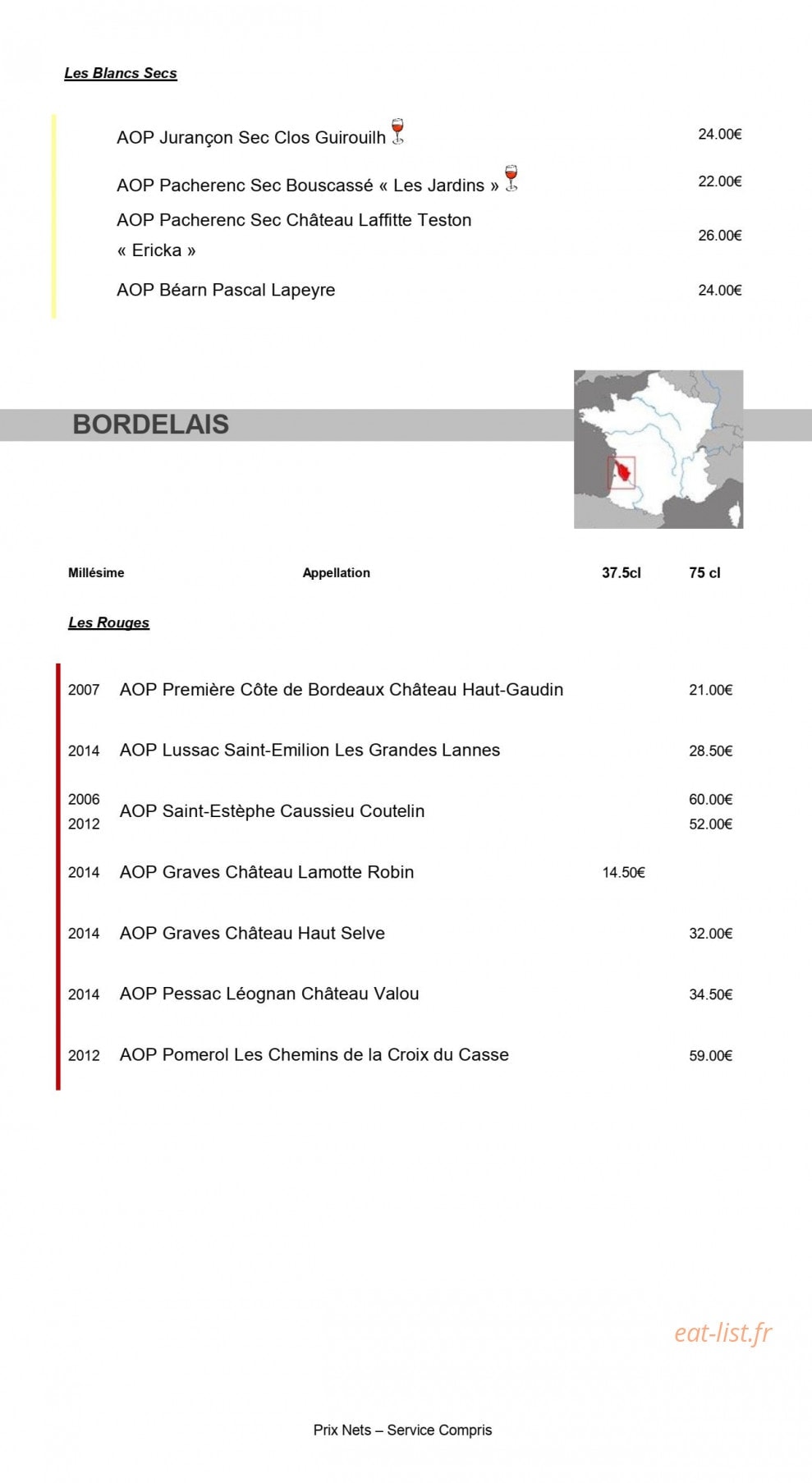 Le Cabaliros — carte page 9