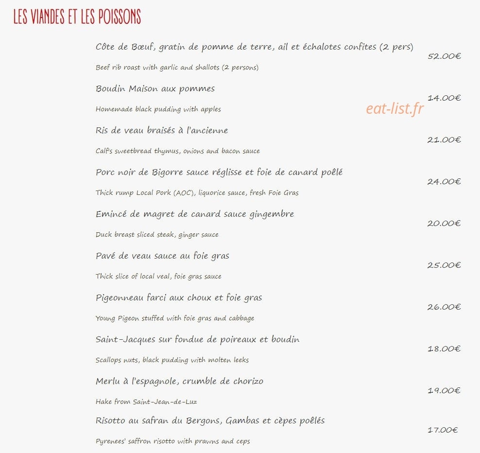 Le Cabaliros — carte page 2