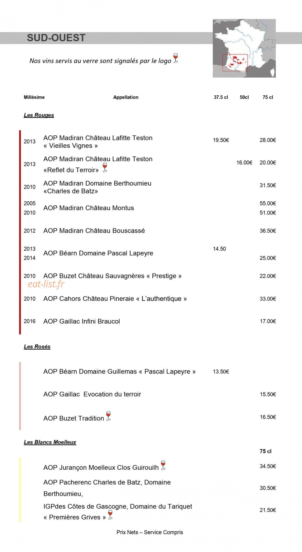 Le Cabaliros — carte page 8