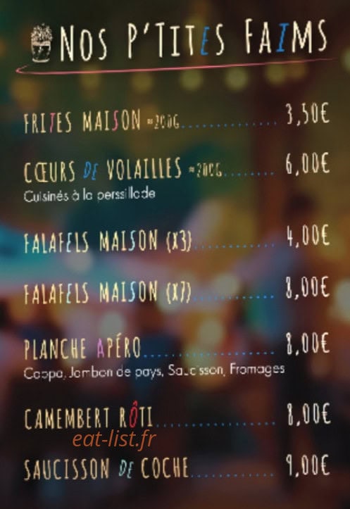 La coloc — carte page 3
