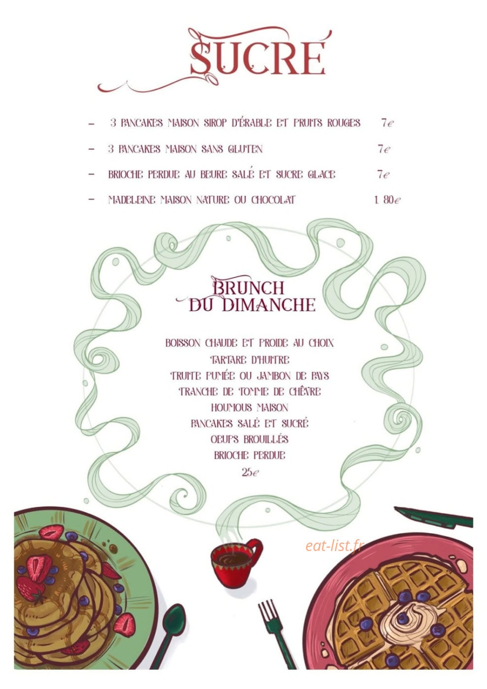 Le Jardin de Suzanne — carte page 1