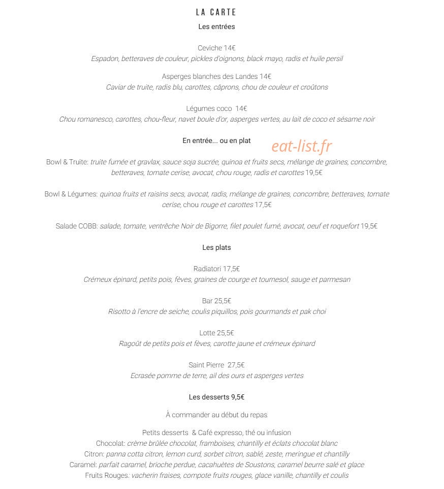 Le Miramont — carte page 2