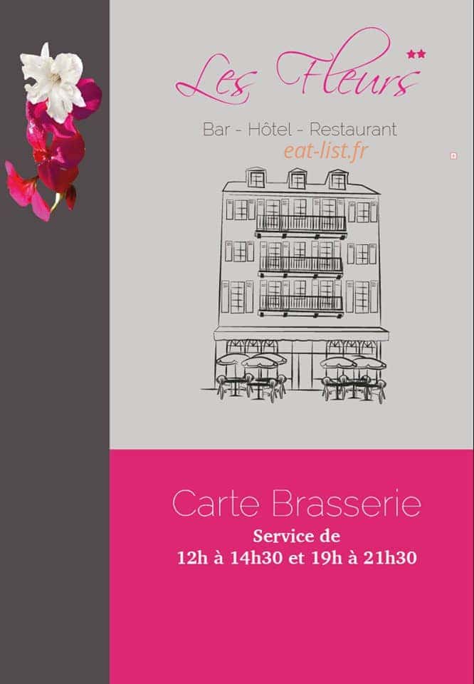 Les Fleurs — carte page 1