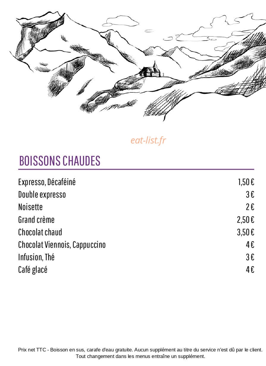 Le Bistrot de l’Abbaye — carte page 12