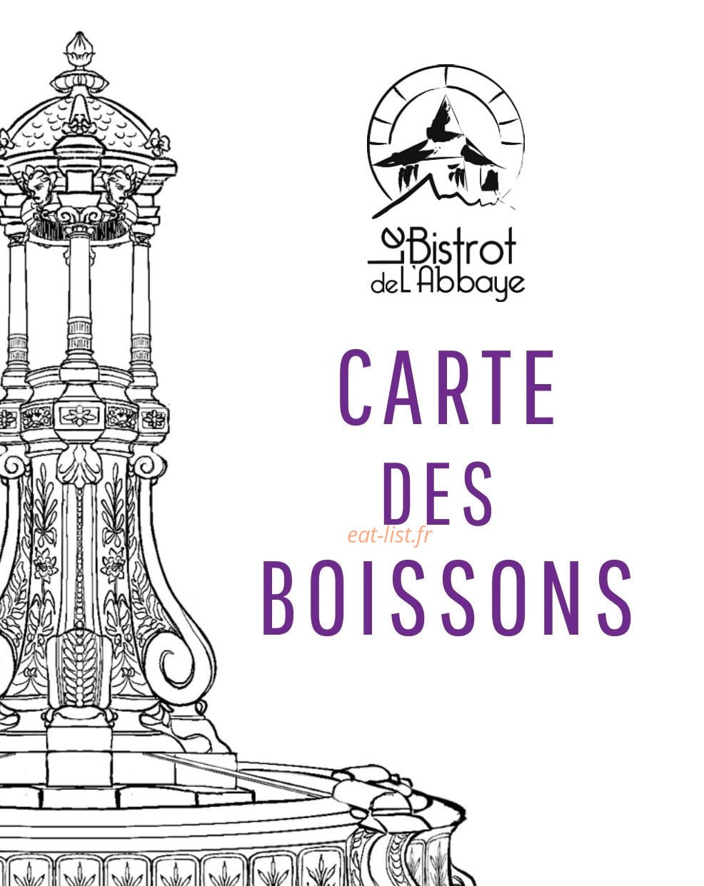 Le Bistrot de l’Abbaye — carte page 6