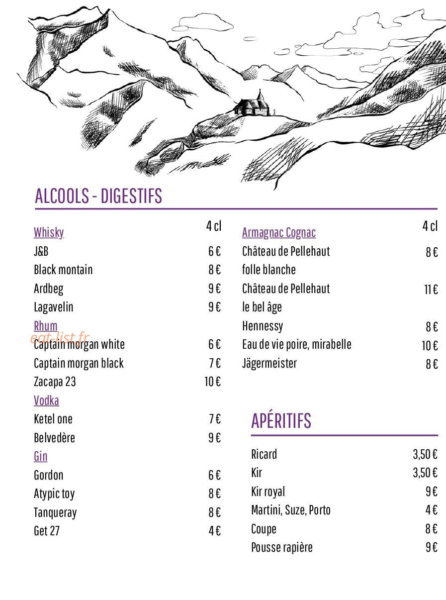 Le Bistrot de l’Abbaye — carte page 9