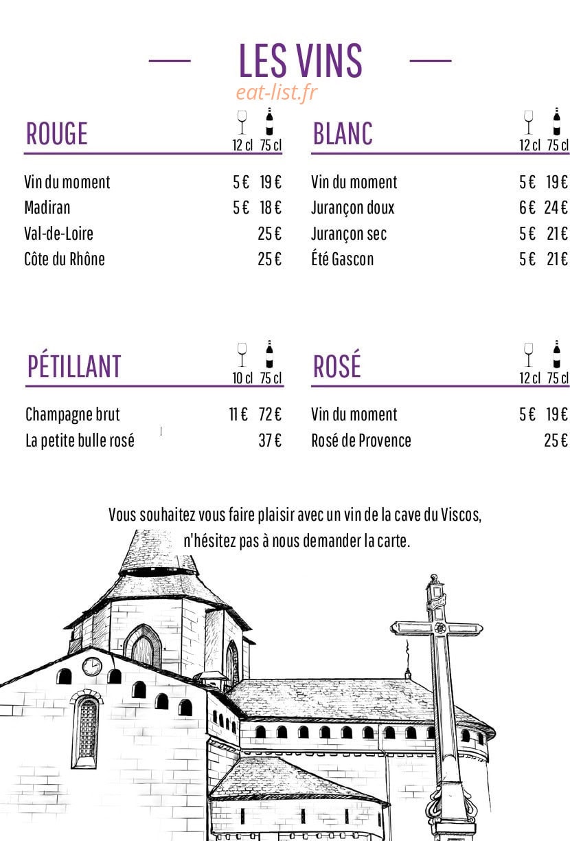 Le Bistrot de l’Abbaye — carte page 11