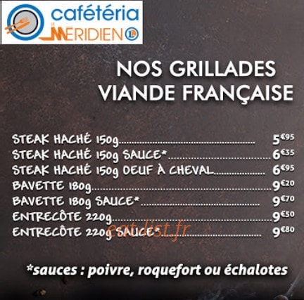 Cafeteria E.Leclerc — carte page 1