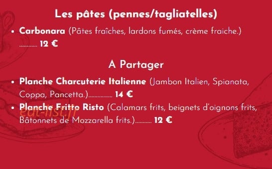 La pizza feu de bois 65 — carte page 2