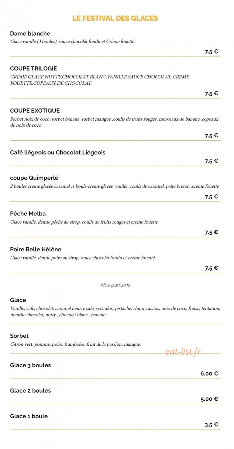 La Taverne Ibos — carte page 8