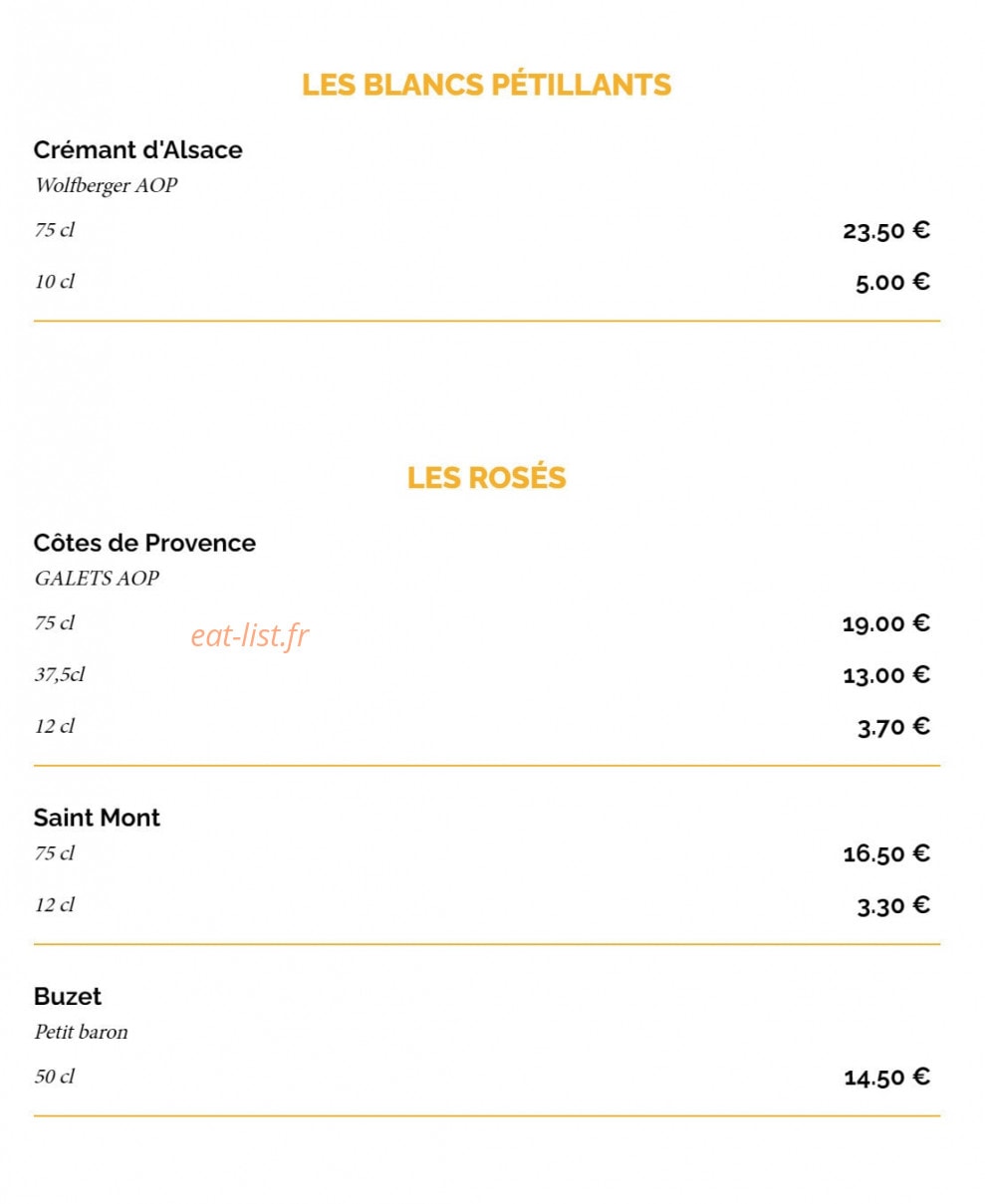 La Taverne Ibos — carte page 15