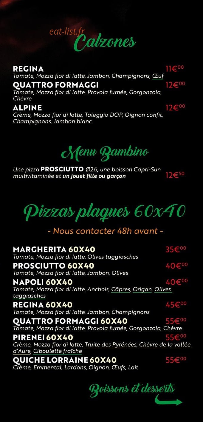 Pizz'Artist — carte page 3