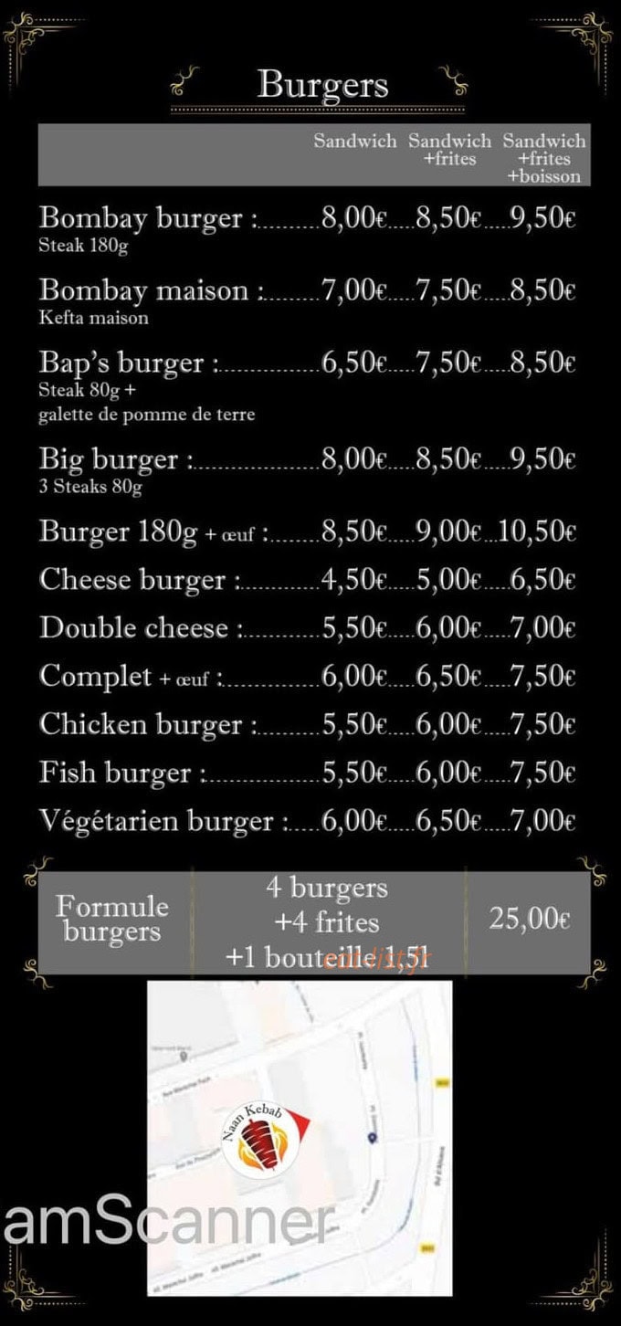 Naan kebab — carte page 2