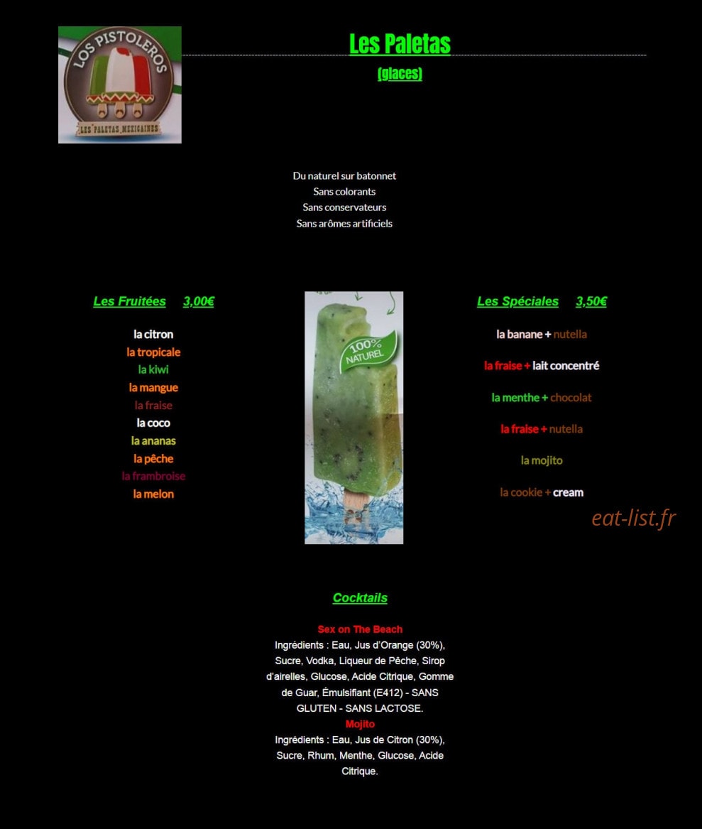 Pizz'a Vic — carte page 3