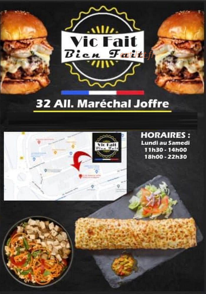 Carte et menu Vic Fait Bien Fait Vic en Bigorre