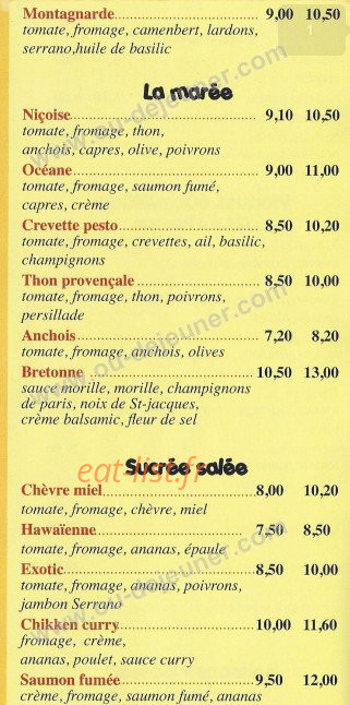 Le Florima — carte page 4