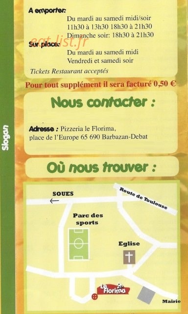 Le Florima — carte page 6