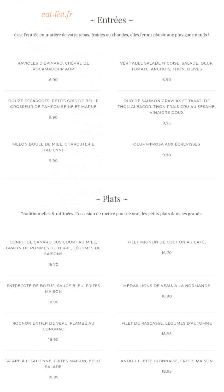 La Patte d'Oie — carte page 1