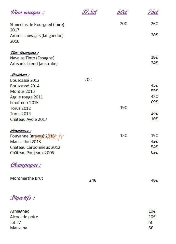 O'bouchon — carte page 3