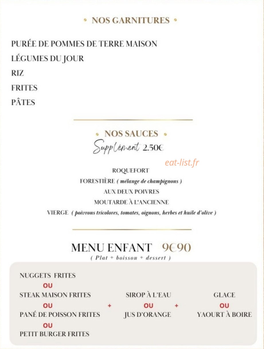 A la braise — carte page 5