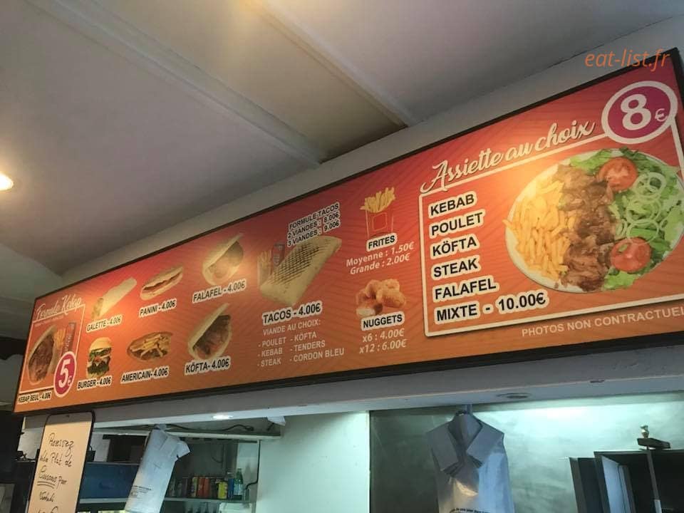 Atakan Kebap — carte page 1