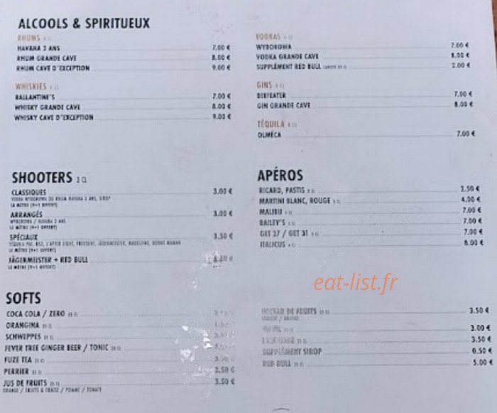 Au Fût et à mesure — carte page 2