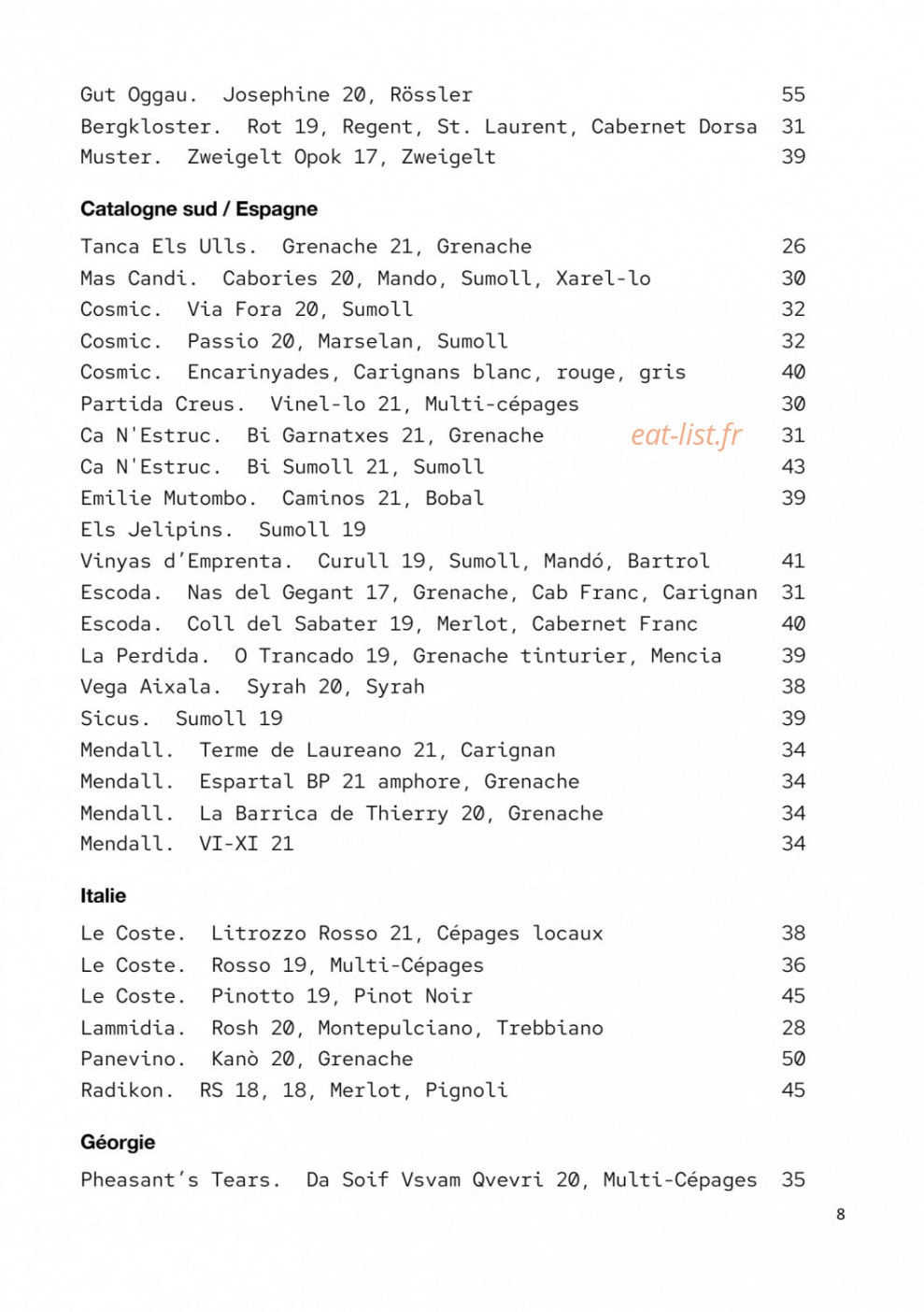 Baston — carte page 10