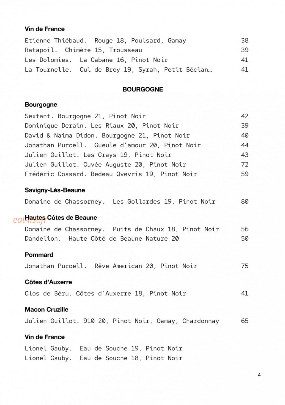 Baston — carte page 6