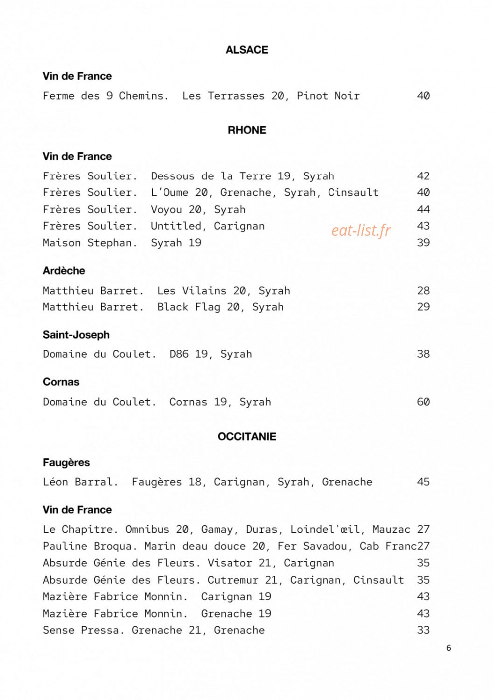 Baston — carte page 8