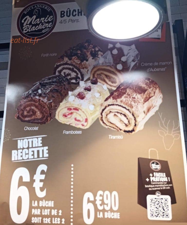 Boulangerie Marie Blachère — carte page 1