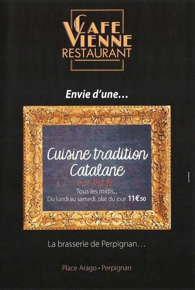 Café Vienne — carte page 1