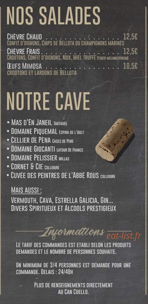 Can Cuello — carte page 2