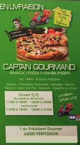 Capitaine Gourmand — carte page 1